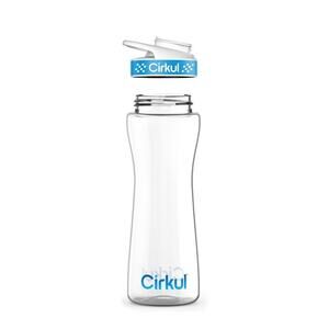 Cirkul Life Plastic Water Bottle 22 oz with Lid Blue Excellent Condition